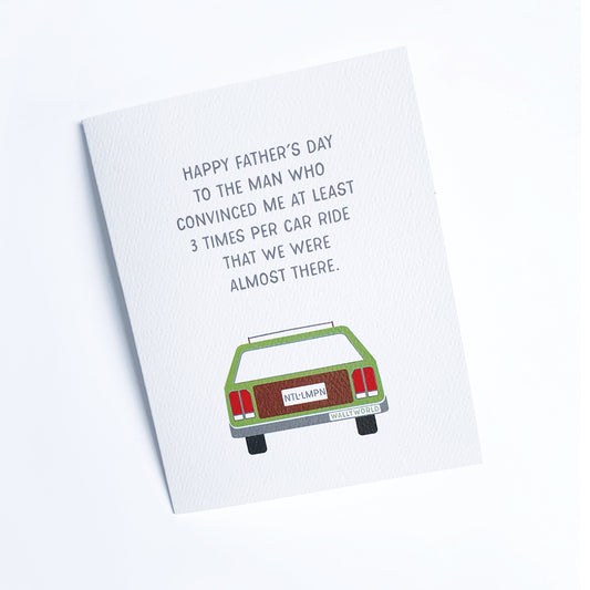 Road Trip Father's Day // Card