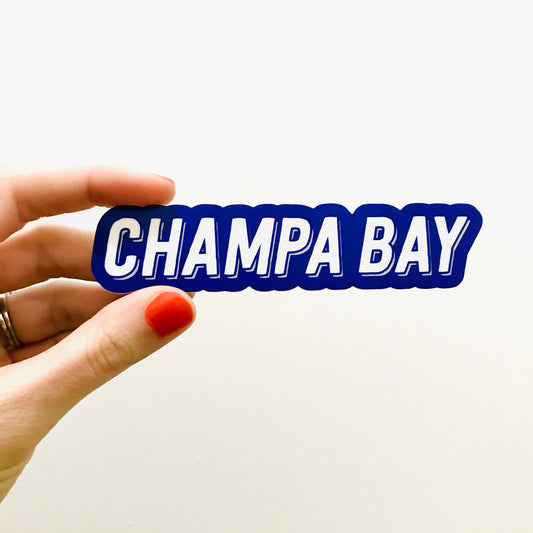 Champa Bay - Bolts // Sticker (Long)