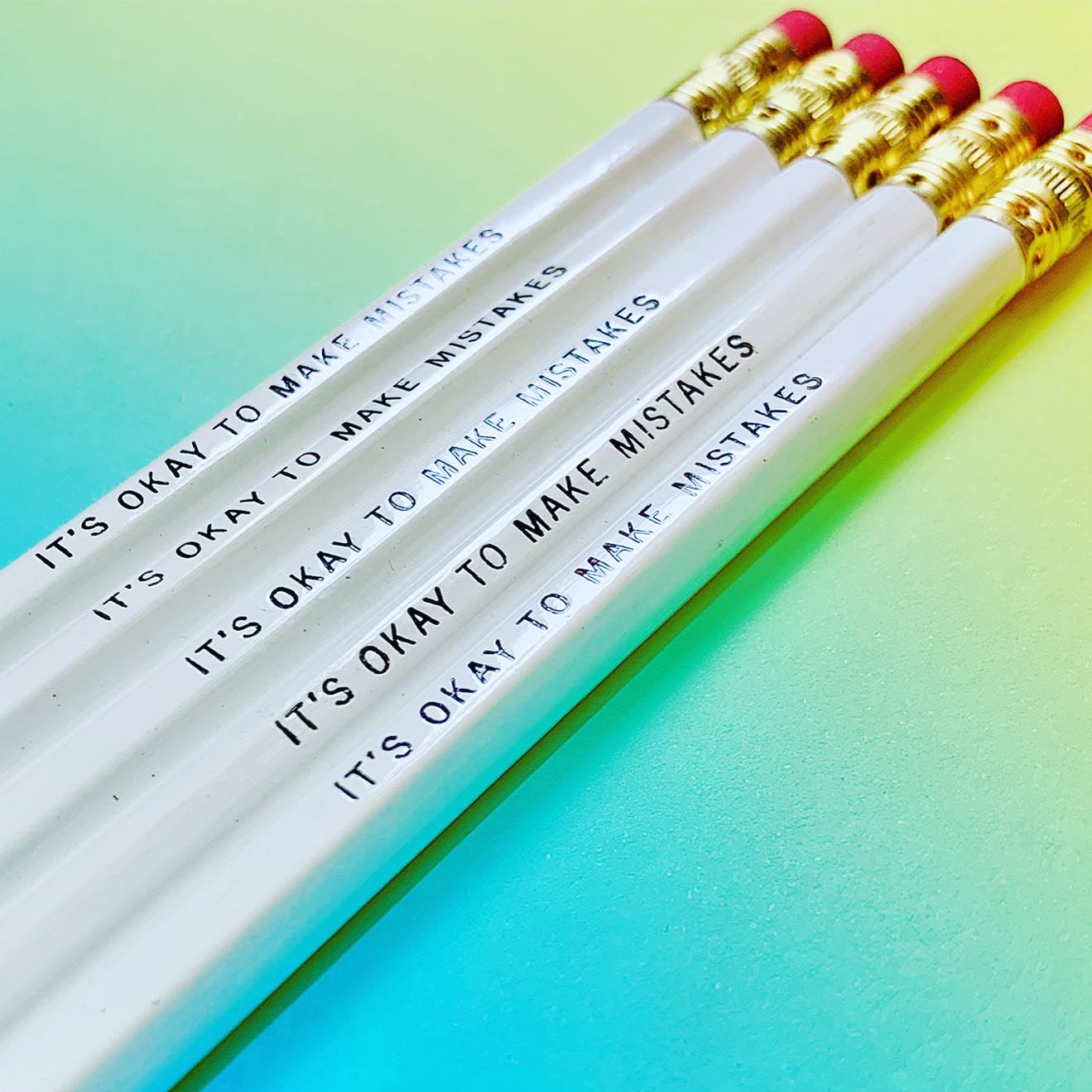 Make Mistakes | Pencil Set