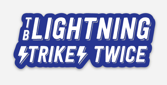 Lightning Strikes Twice Sticker