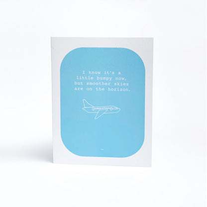 Smoother Skies // Encouragement Card