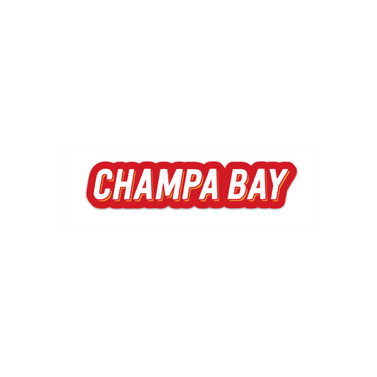 Champa Bay - Bucs // Sticker (Long)