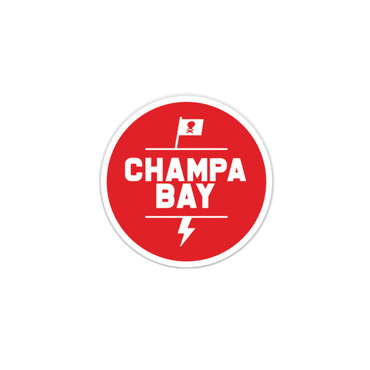 Champa Bay - Bucs // Sticker (Round)