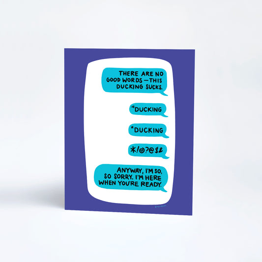 Ducking Text // Card