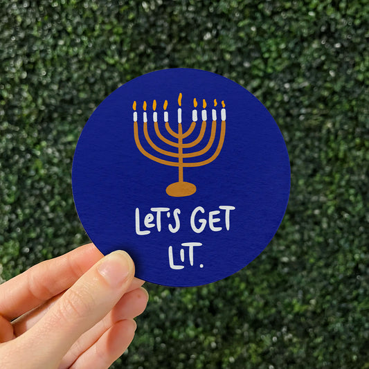 Let's Get Lit // Coaster Set