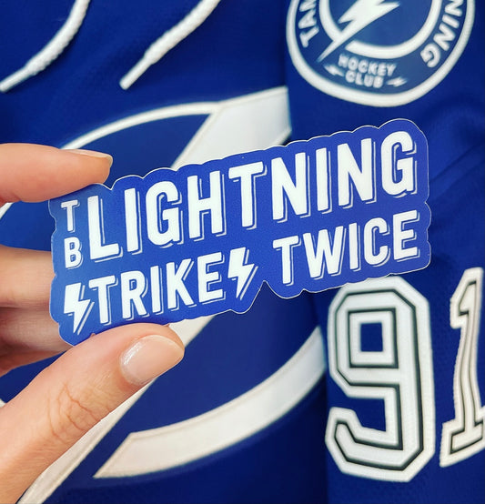 Lightning Strikes Twice Sticker