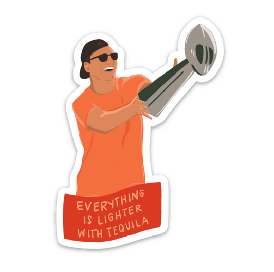 Lighter with Tequila // Sticker