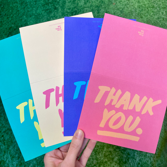 Thank You. In Color! (4 Pack)